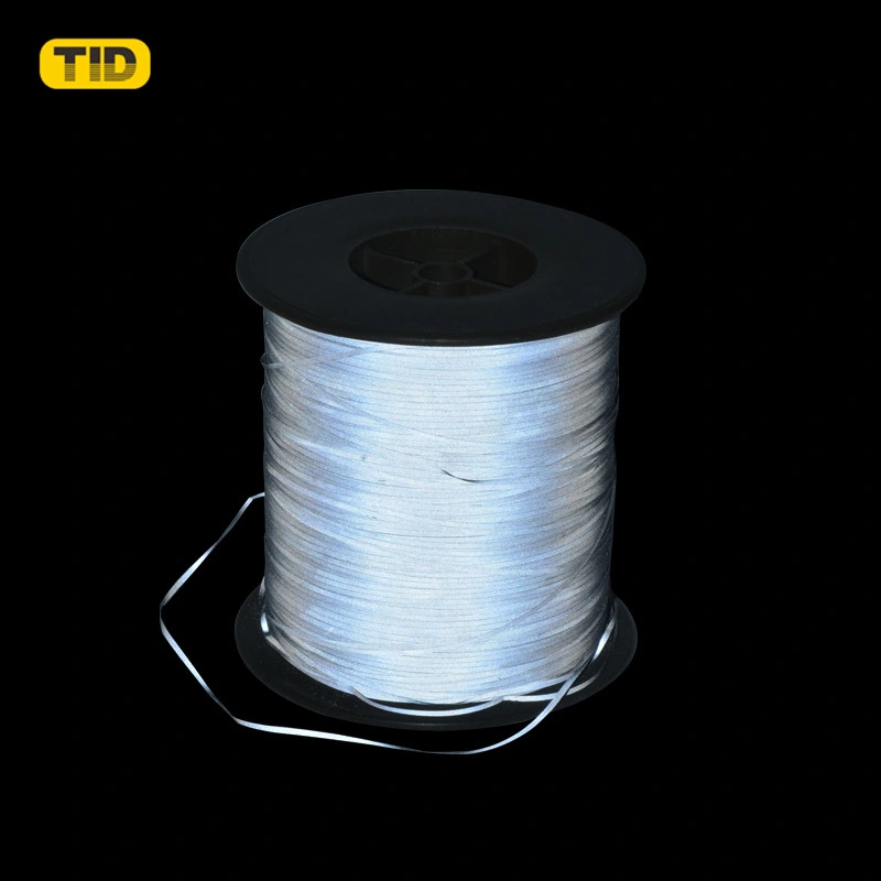 0.37mm Width Reflective Yarn for Weaving Products